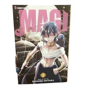 Magi The Labyrinth‎ of Magic Vol 5 Manga English Volume Shinobu Ohtaka 1st Print